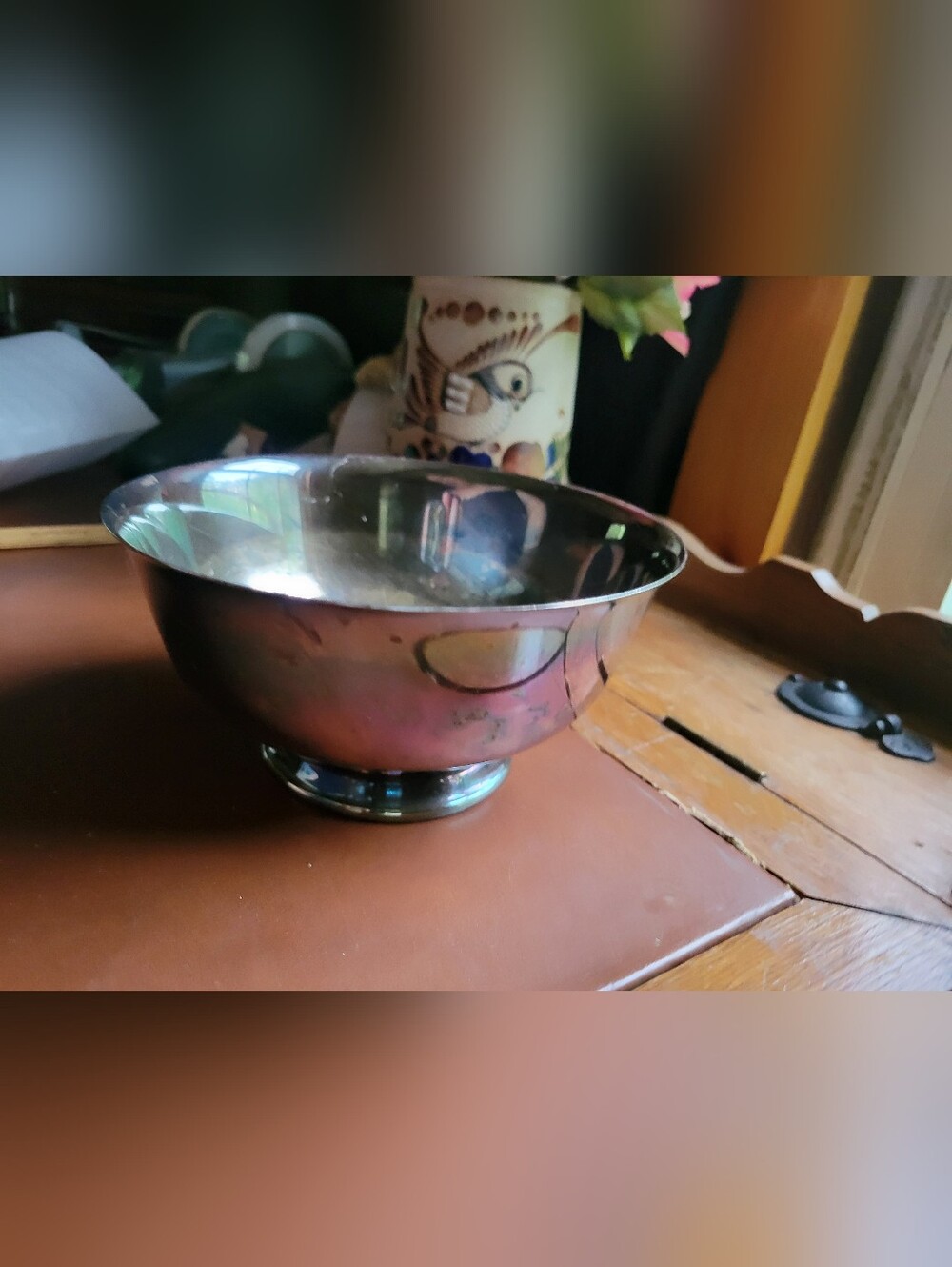 Vintage Reed & Barton Silver Plated 6.5 In Serving Bowl In 1120
